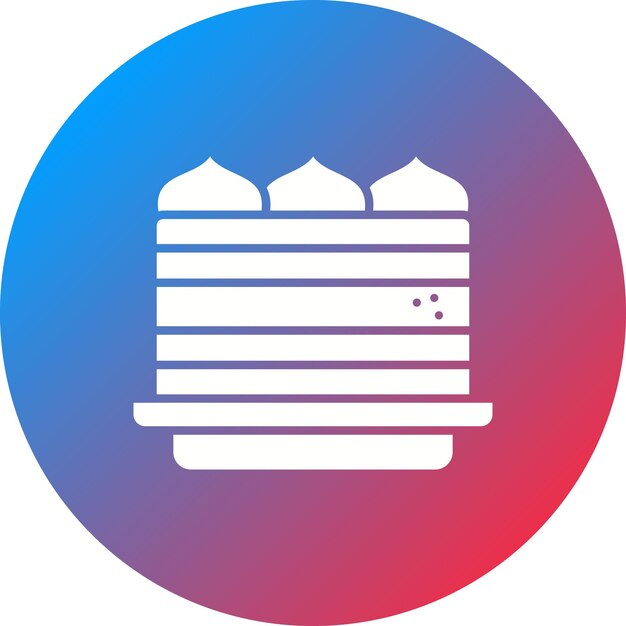Imagen vectorial del icono de Tiramisu Se puede usar para la panadería