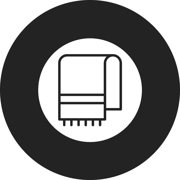 La imagen vectorial del icono de las toallas de ropa se puede utilizar para una vida sostenible