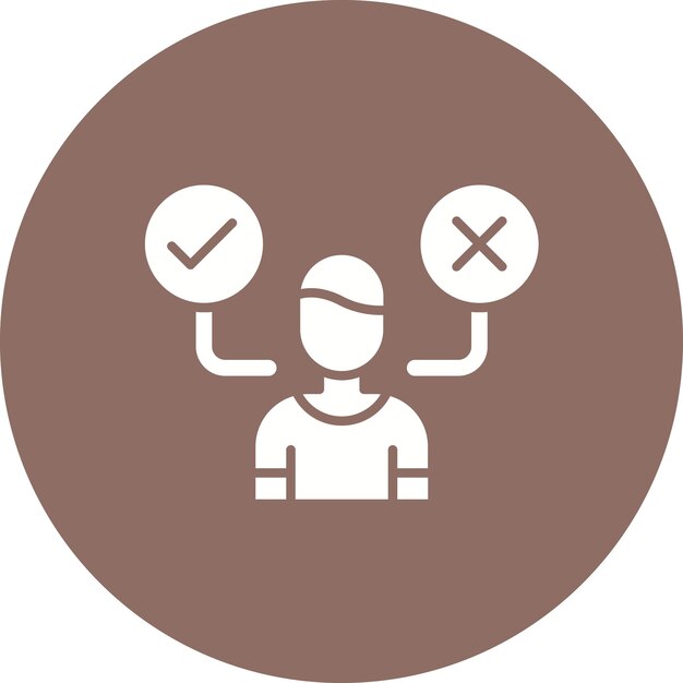 Imagen vectorial del icono de los tomadores de decisiones Se puede utilizar para las ventas