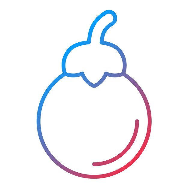 Imagen vectorial del icono del tomate Se puede usar para jardinería