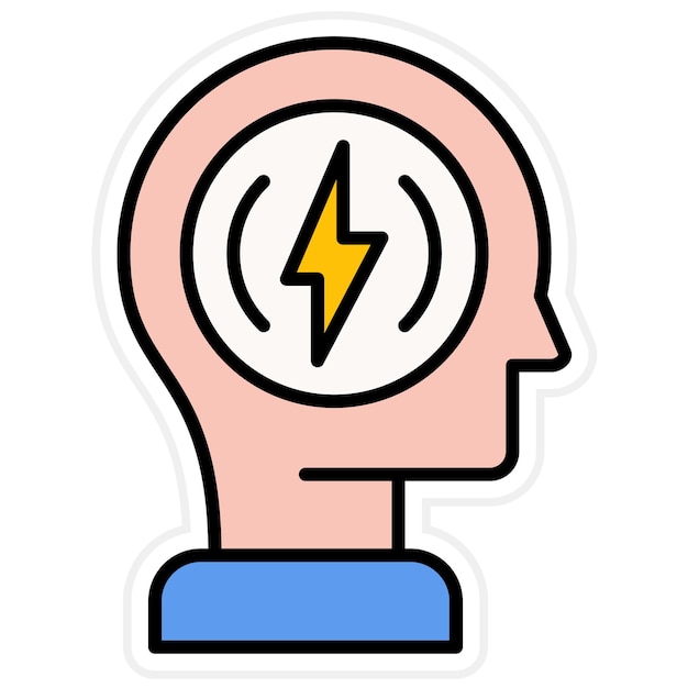 Imagen vectorial de icono de tormenta de ideas Se puede usar para personas de negocios