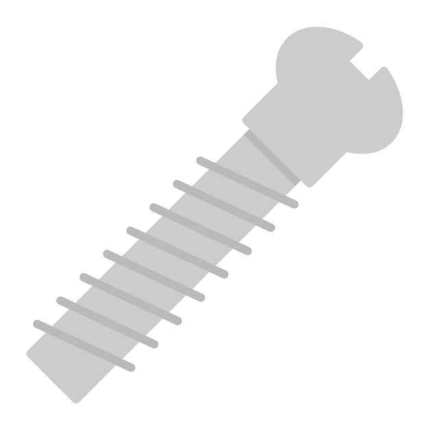 Imagen vectorial del icono del tornillo Se puede utilizar para mejoras en el hogar