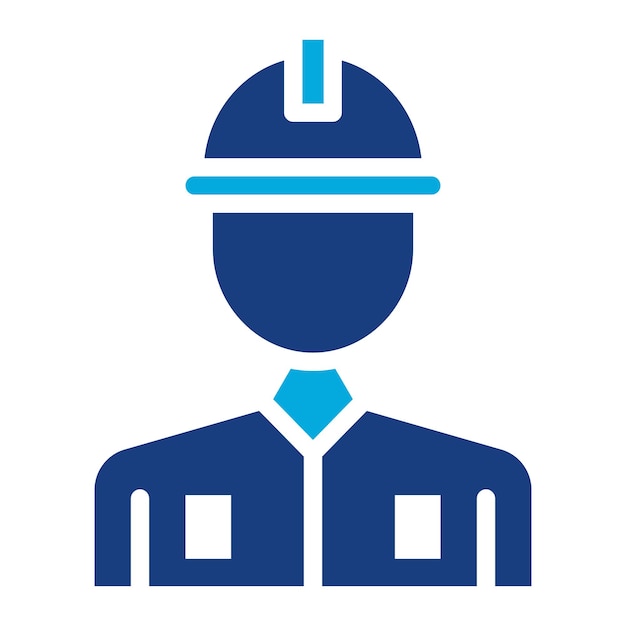 Imagen vectorial del icono del trabajador esencial Puede utilizarse para los servicios domésticos