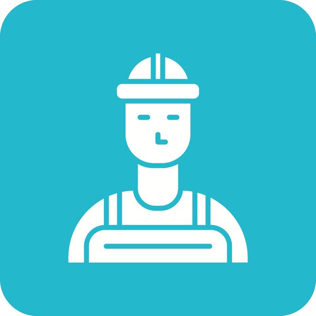 Imagen vectorial del icono del trabajador Se puede utilizar para la aviación