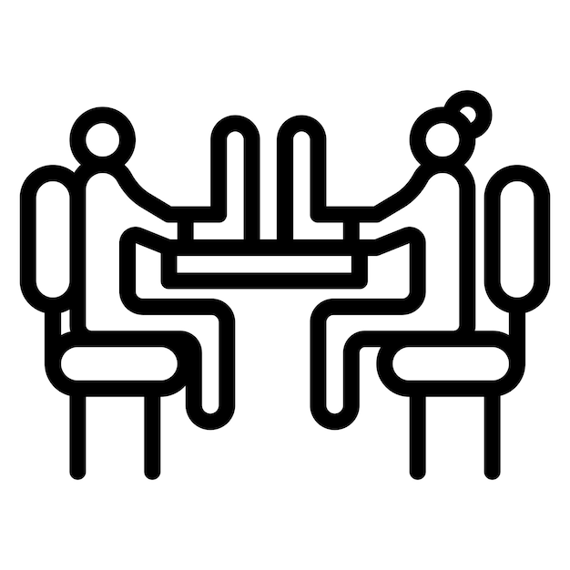 Imagen vectorial del icono de los trabajadores puede usarse para la relación social