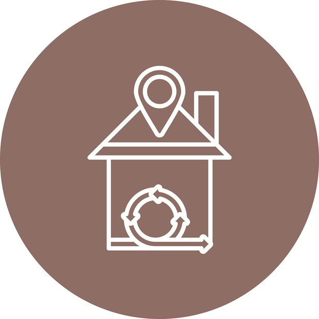 Imagen vectorial de icono de trabajo ágil remoto Se puede utilizar para ágil