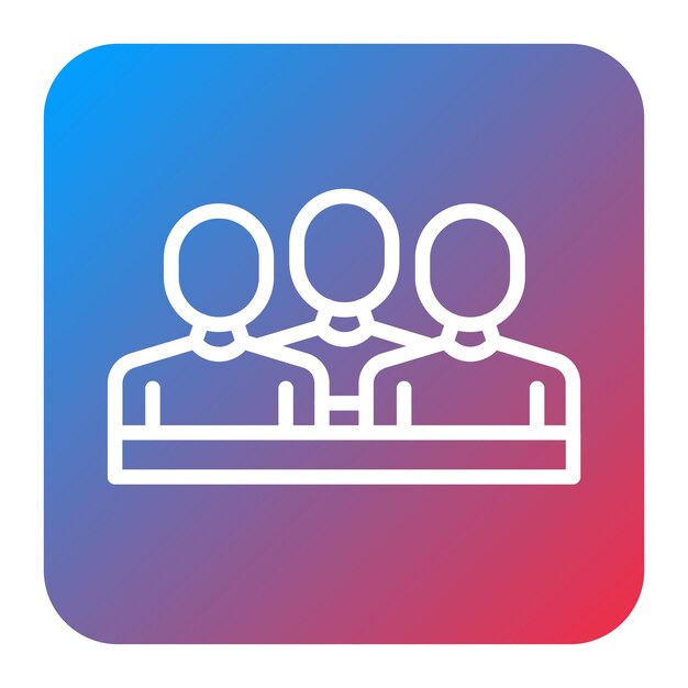 Imagen vectorial de icono de trabajo en equipo Se puede usar para Ciencia de Datos