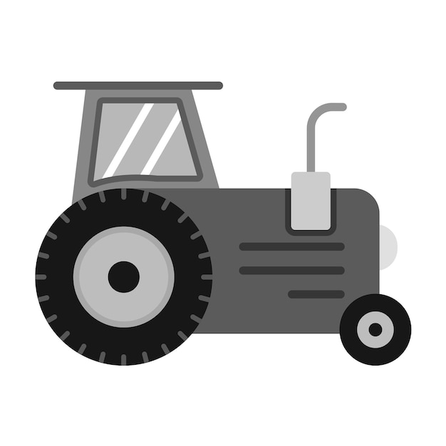 Imagen vectorial del icono del tractor Puede utilizarse para el transporte