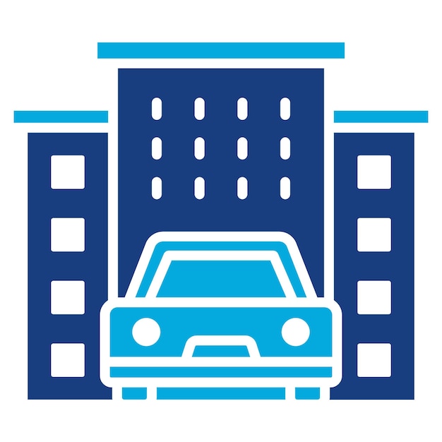 Imagen vectorial de icono de tráfico de construcción Se puede utilizar para el servicio de marketing en Internet