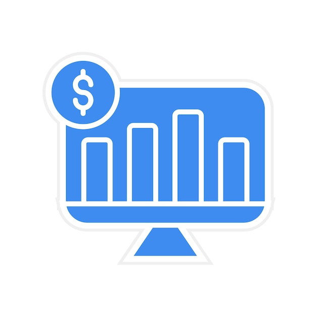 Imagen vectorial de icono de tráfico pagado Se puede usar para marketing en Internet