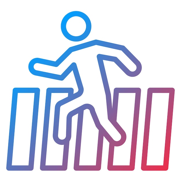 Imagen vectorial del icono de tráfico del pie Se puede utilizar para el merchandising