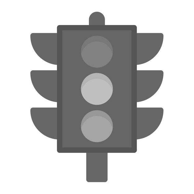 Imagen vectorial del icono de tráfico Puede utilizarse para el ferrocarril