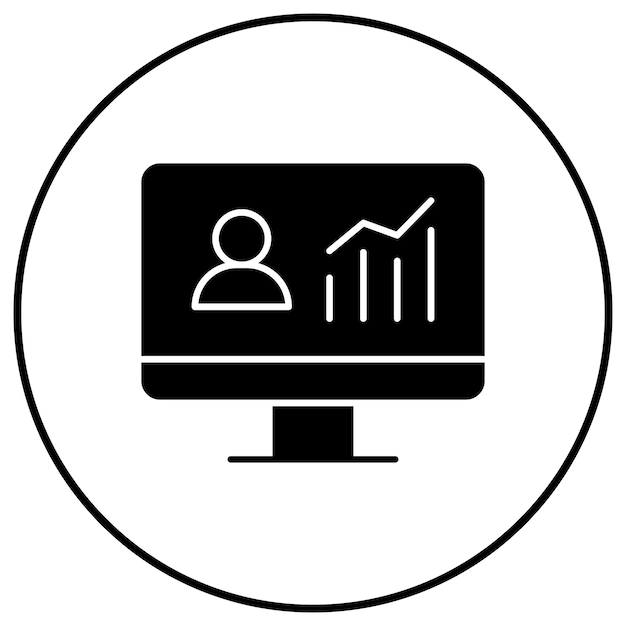 Imagen vectorial del icono de tráfico del sitio web Se puede utilizar para el alojamiento web