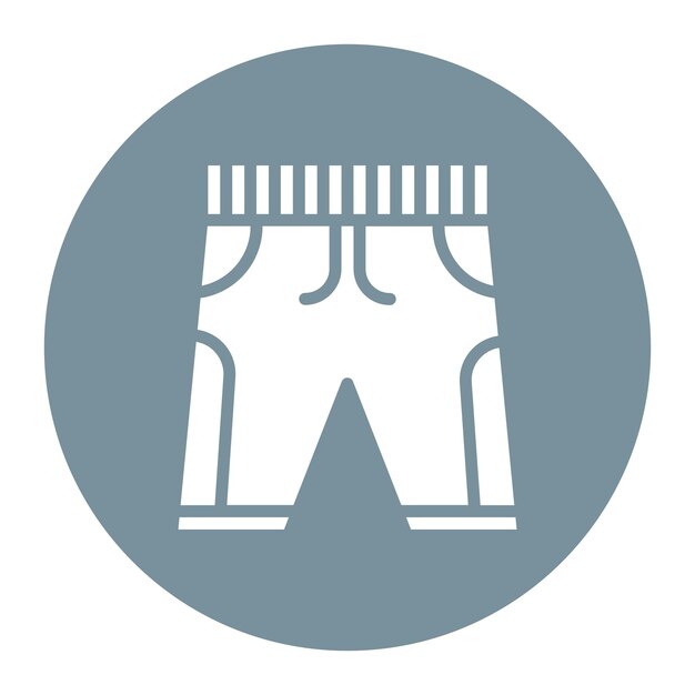 Imagen vectorial del icono del traje de baño Se puede usar para Beach Resort