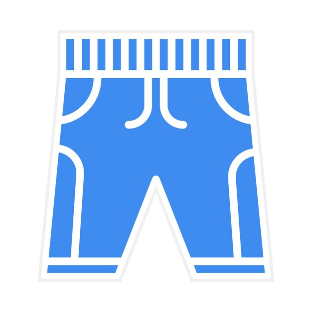 Imagen vectorial del icono del traje de baño Se puede usar para Beach Resort