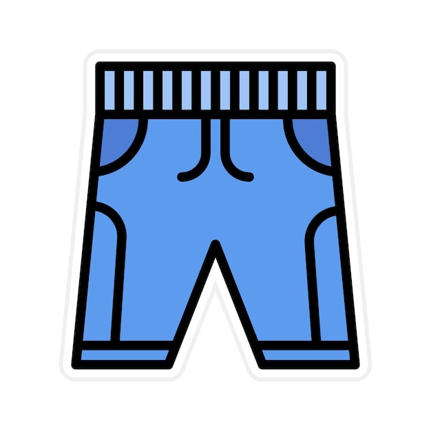 Imagen vectorial del icono del traje de baño Se puede usar para Beach Resort