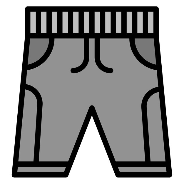 Imagen vectorial del icono del traje de baño Se puede usar para Beach Resort