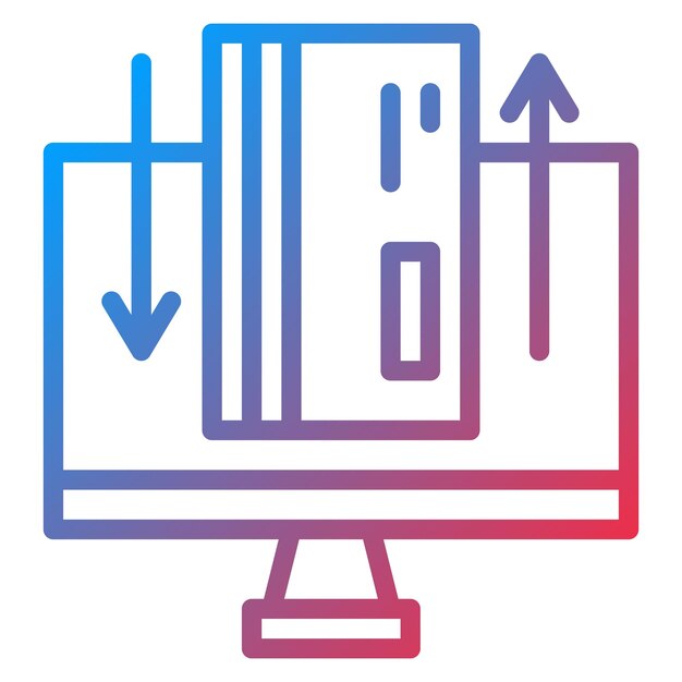 Imagen vectorial de icono de transacción en línea Se puede usar para crédito y préstamo
