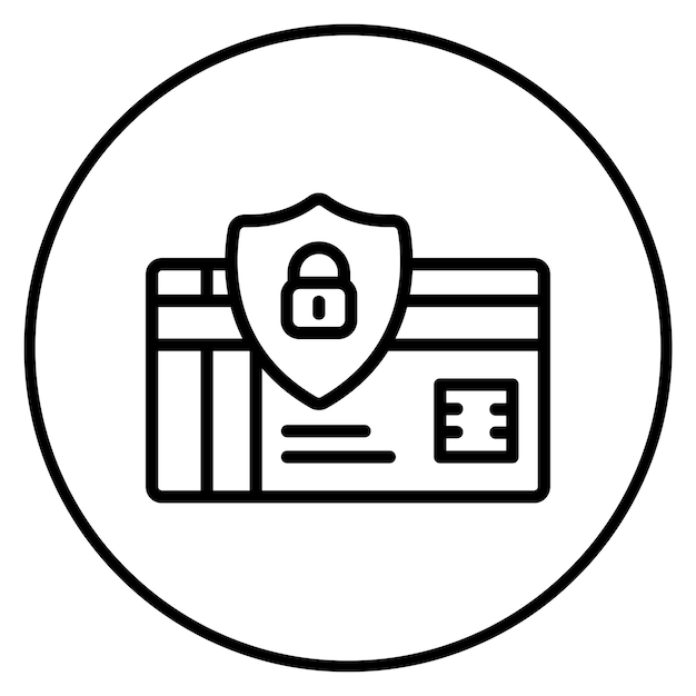 Imagen vectorial de icono de transacción segura Puede utilizarse para la seguridad de la información