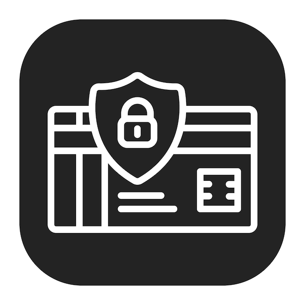 Imagen vectorial de icono de transacción segura Puede utilizarse para la seguridad de la información