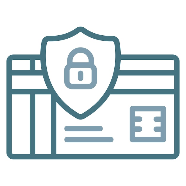 Imagen vectorial de icono de transacción segura Puede utilizarse para la seguridad de la información