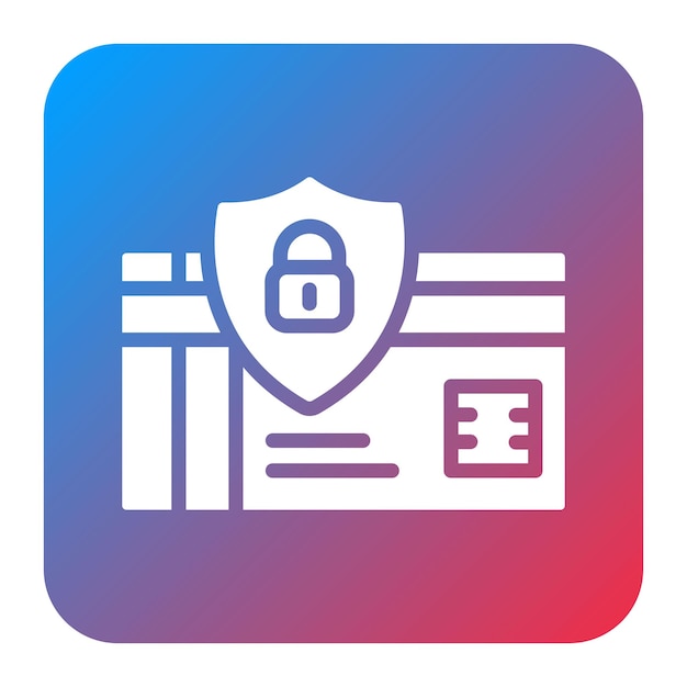 Imagen vectorial de icono de transacción segura Puede utilizarse para la seguridad de la información