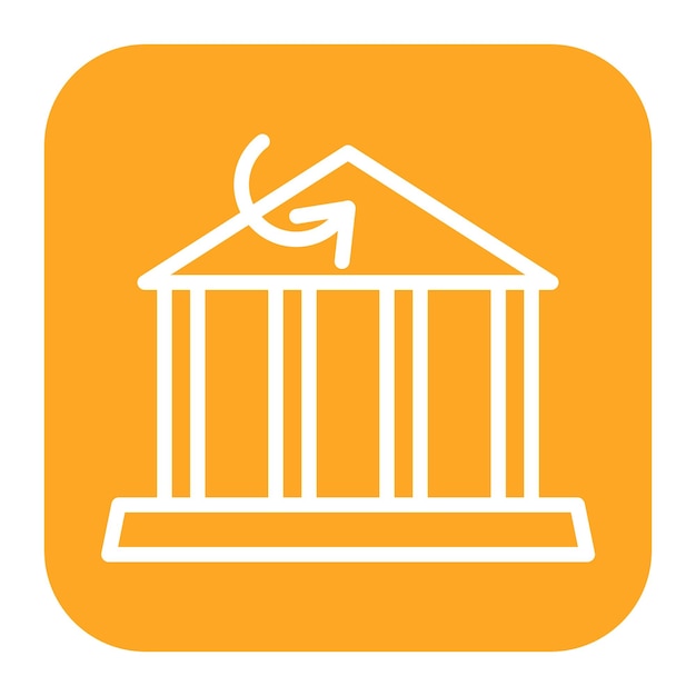 Imagen vectorial del icono de transferencia bancaria Puede utilizarse para el comercio minorista digital