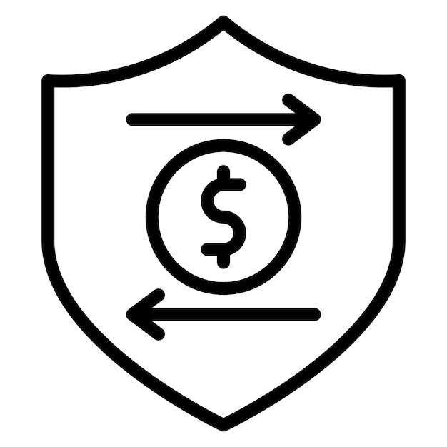 Imagen vectorial del icono de transferencia de cable seguro Se puede utilizar para el pago seguro
