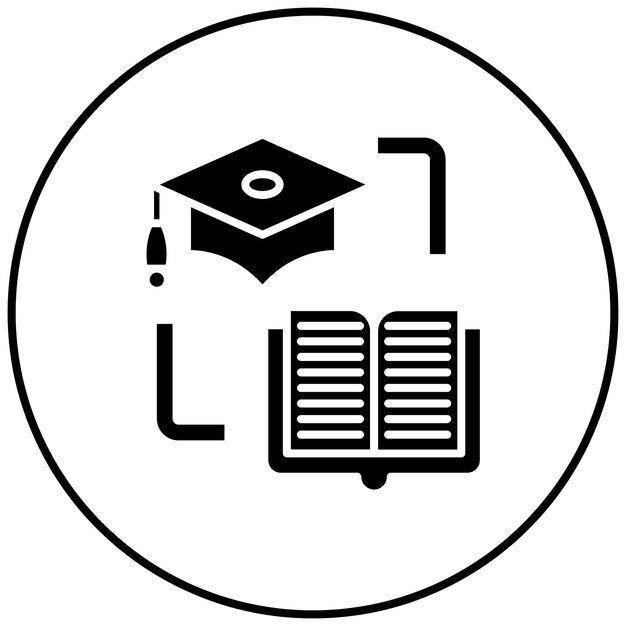 Imagen vectorial del icono de transferencia del curso Se puede utilizar para la Universidad