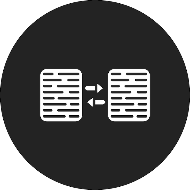Imagen vectorial del icono de transferencia de datos Puede utilizarse para el RGPD