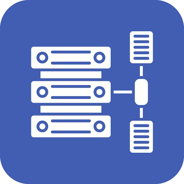 La imagen vectorial del icono de transformación de datos se puede utilizar para Big Data