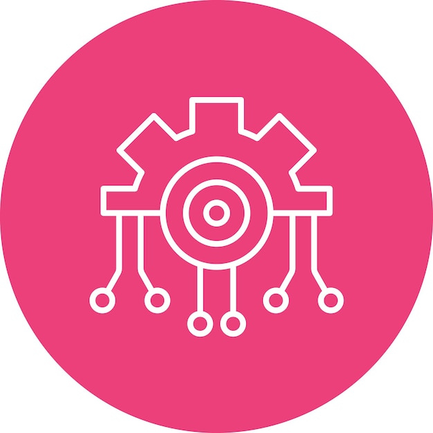 Imagen vectorial de icono de transformación digital Se puede utilizar para sin código