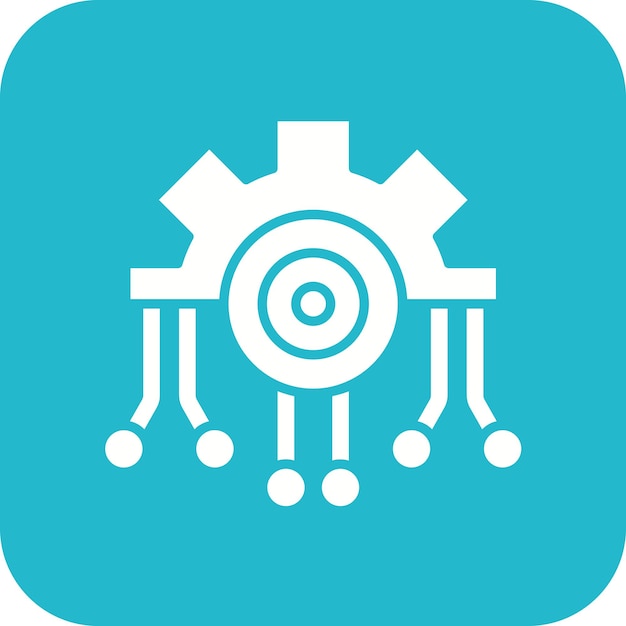 Imagen vectorial de icono de transformación digital Se puede utilizar para sin código