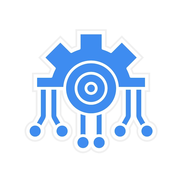 Imagen vectorial de icono de transformación digital Se puede utilizar para sin código
