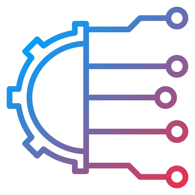Imagen vectorial de icono de transformación digital Se puede utilizar para el rendimiento empresarial