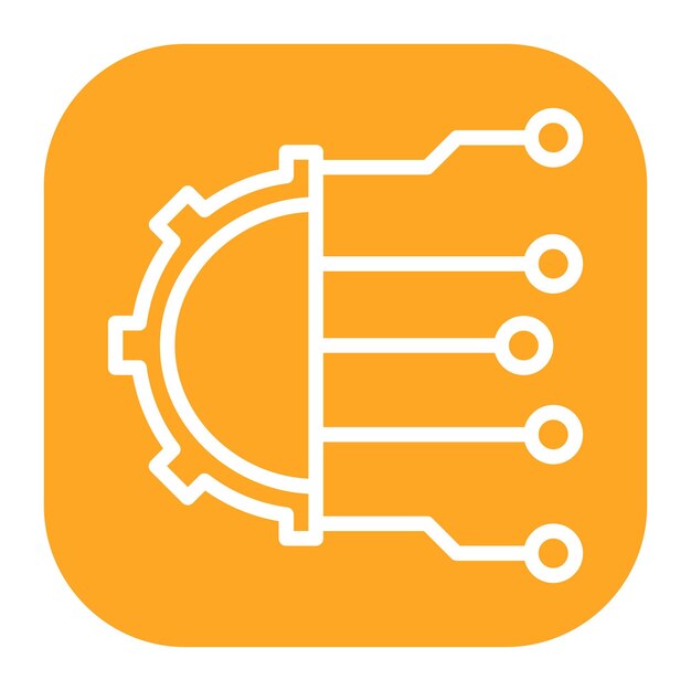 Imagen vectorial de icono de transformación digital Se puede utilizar para el rendimiento empresarial