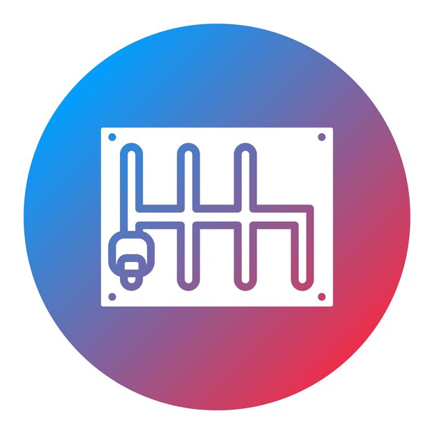 Imagen vectorial del icono de la transmisión manual Se puede utilizar para concesionarios de automóviles