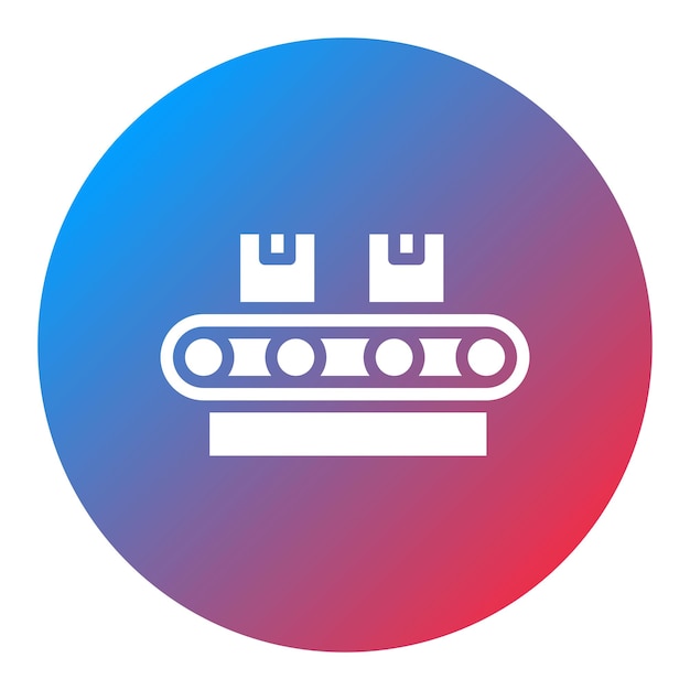 Imagen vectorial del icono del transportador Se puede utilizar para el almacén