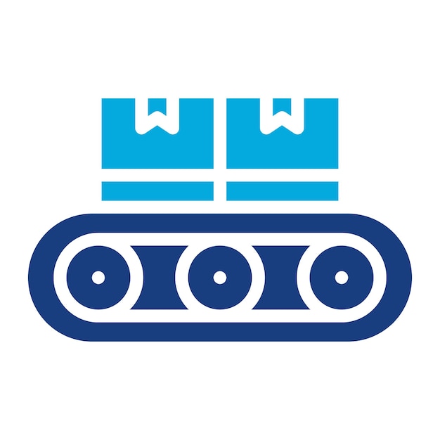 Imagen vectorial del icono del transportador Puede utilizarse para la fabricación