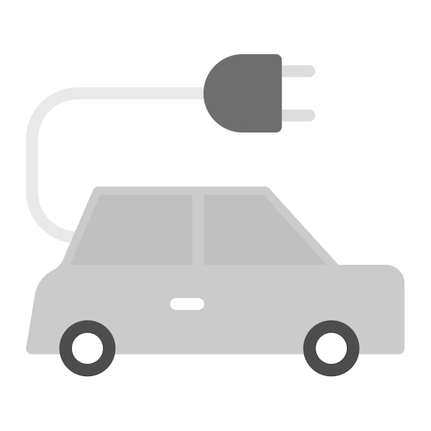 Imagen vectorial del icono de transporte ecológico Se puede utilizar para la batería y la energía