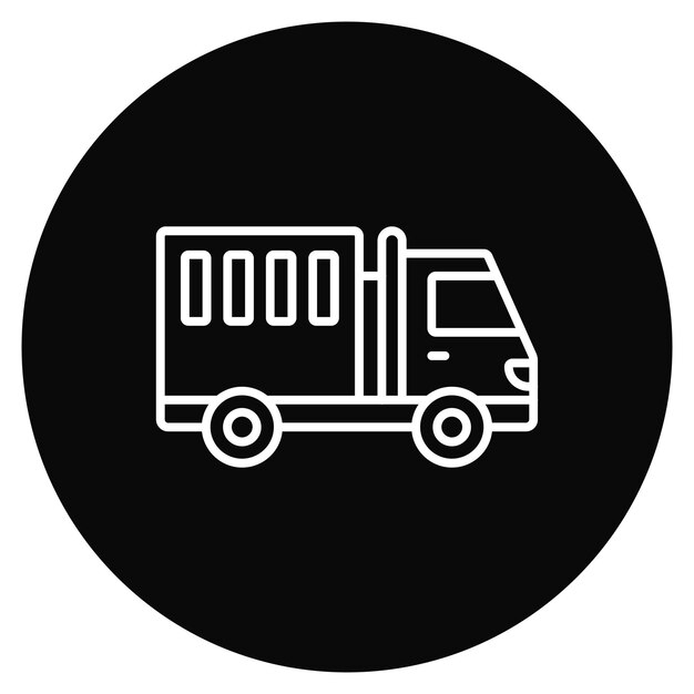 Imagen vectorial del icono de transporte Se puede utilizar para vacaciones y turismo