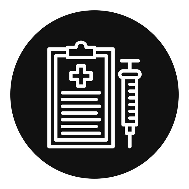 Imagen vectorial del icono de tratamiento Se puede utilizar para la adicción