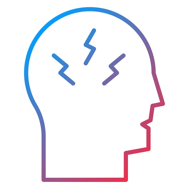 Imagen vectorial de icono de trauma Se puede usar para desastres naturales