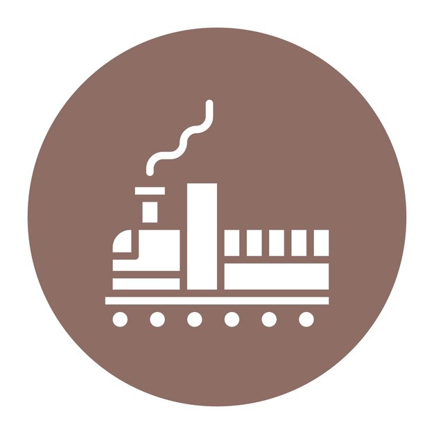 Imagen vectorial del icono del tren Se puede utilizar para el ferrocarril