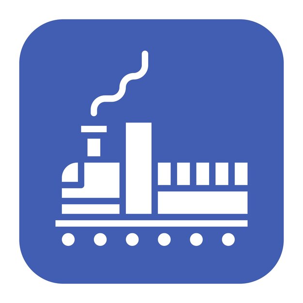 Imagen vectorial del icono del tren Se puede utilizar para el ferrocarril