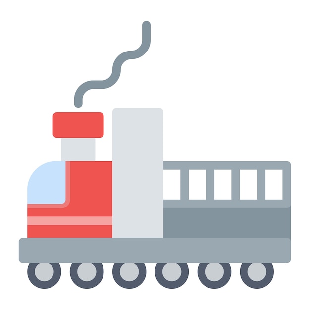 Imagen vectorial del icono del tren Se puede utilizar para el ferrocarril