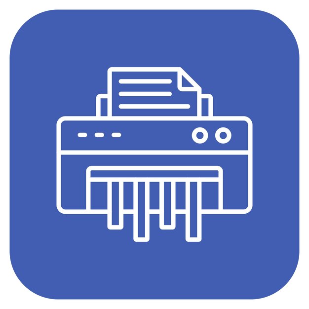 Imagen vectorial del icono del triturador Puede utilizarse para Office