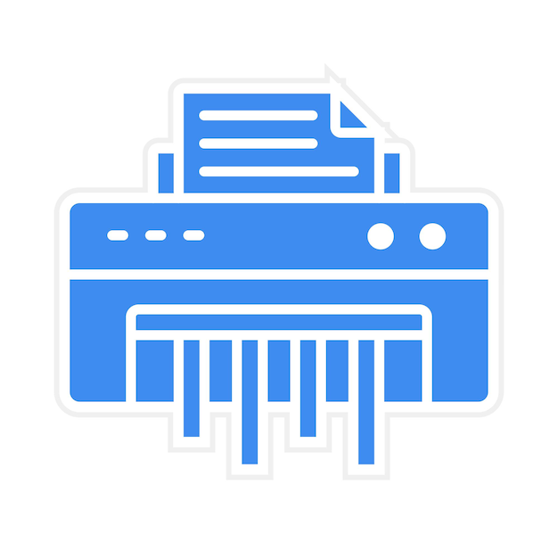 Imagen vectorial del icono del triturador Puede utilizarse para Office