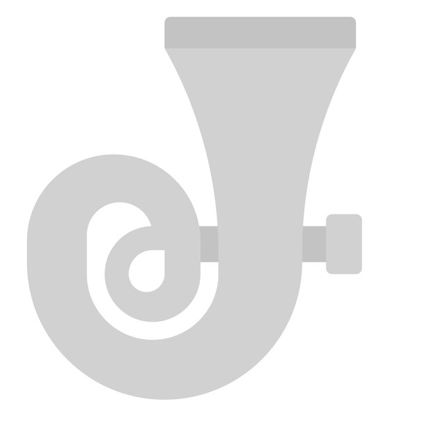 Imagen vectorial del icono de Tuba Se puede usar para el Oktoberfest