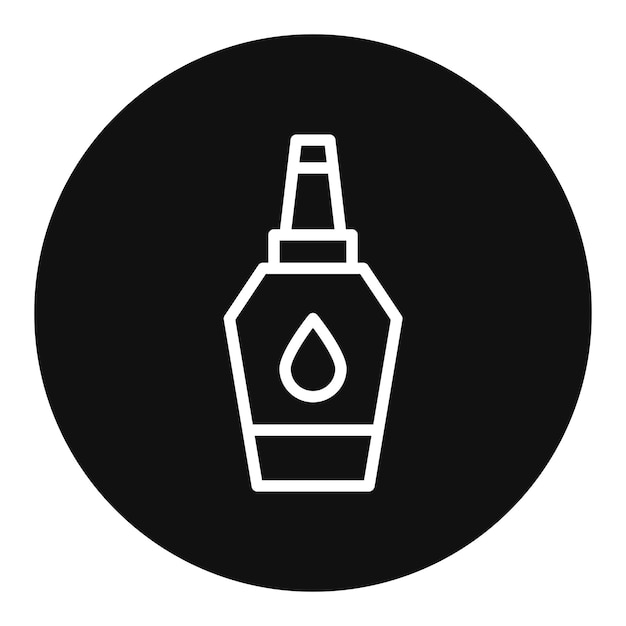 Imagen vectorial del icono del tubo polaco Se puede usar para Shoemaker